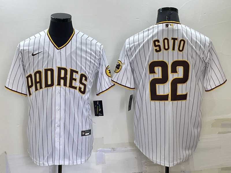 San Diego Padres #22 Juan Soto White Stitched MLB Cool Base Nike Jersey,We sell and wholesale San Diego Padres #22 Juan Soto White Stitched MLB Cool Base Nike Jersey on line form chian!